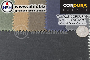 TexWax&reg; CORDURA&reg; 12 ounce Waxed NYCO Duck