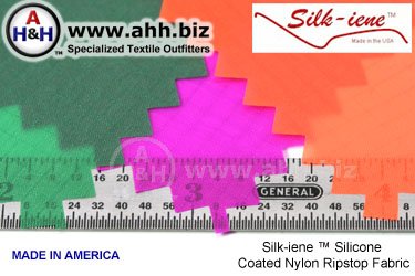Silicone Coated Nylon Ripstop Fabric by Silk-iene&trade;