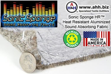 Sonic Sponge&trade; Sound Absorbing Fabric
