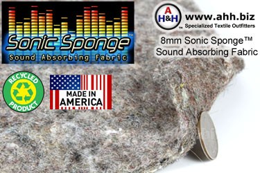 Sonic Sponge&trade; Sound Absorbing Fabric