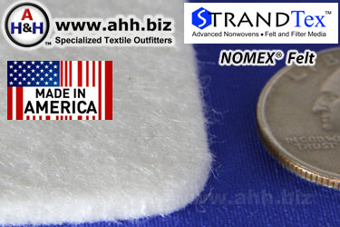 StrandTex&trade; NOMEX&reg; Felt - for high temperature applications