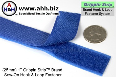 Grippin Strip&trade; Brand Hook and Loop Fastener Strip 25mm - similar to VELCRO&reg;