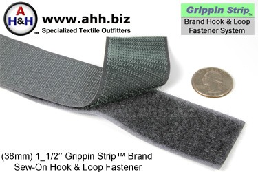 Grippin Strip&trade; Brand Hook and Loop Fastener Strip 38mm - similar to VELCRO&reg;