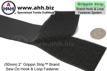 Grippin Strip&trade; Brand Hook and Loop Fastener Strip 50mm - similar to VELCRO&reg;