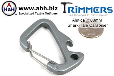 Alutica&trade; 63mm Shark Tale Carabiner