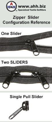 Build-a-Zipper&trade; YKK&reg; 9mm Plastic Coil - NO End Stops is available in these colors