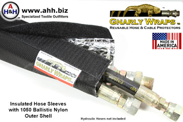 Insulated Hose Wrap Sleeves with 1050D Ballistic Nylon Outer Shell by Gnarly Wraps&trade;