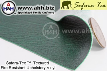 Fire Resistant Upholstery Vinyl Fabric by Safara-Tex&trade;
